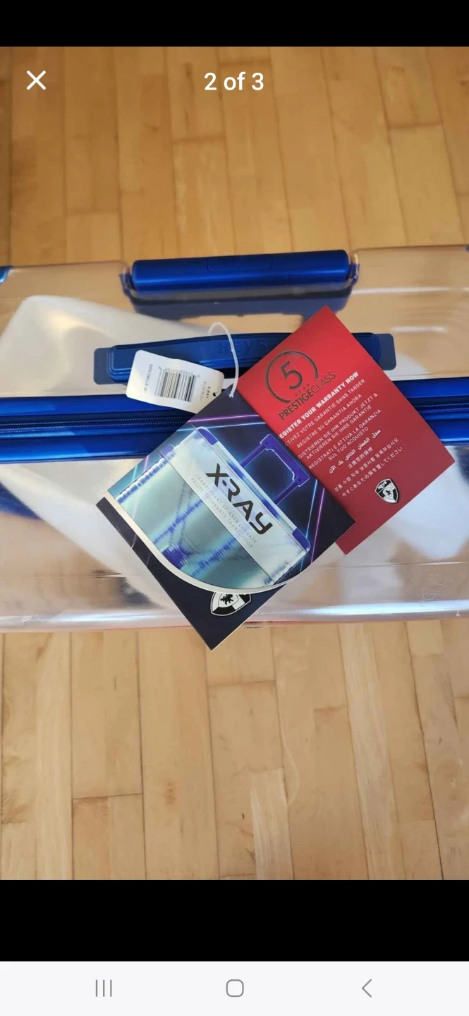 HEYS X-Ray Blue Large 30" Spinner Luggage, Suitcase (Brand New) - photo 3