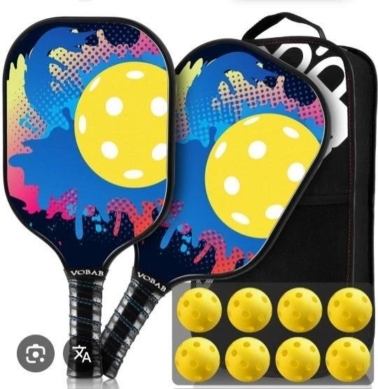 VOBA Pickleball Paddles Set with Balls and Bag
