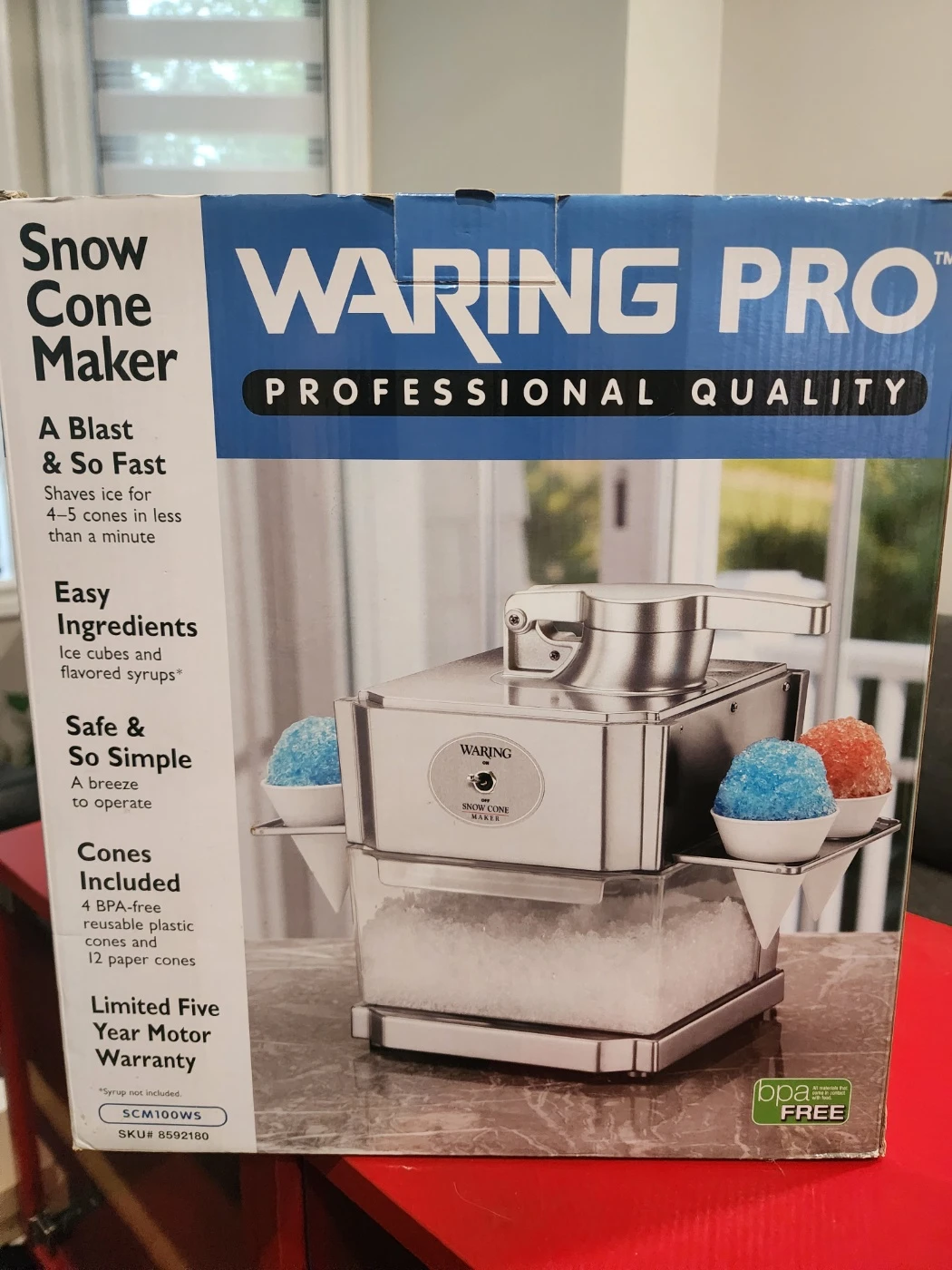 [Used Once] Waring Pro Snow Cone Maker (Rare US Import)