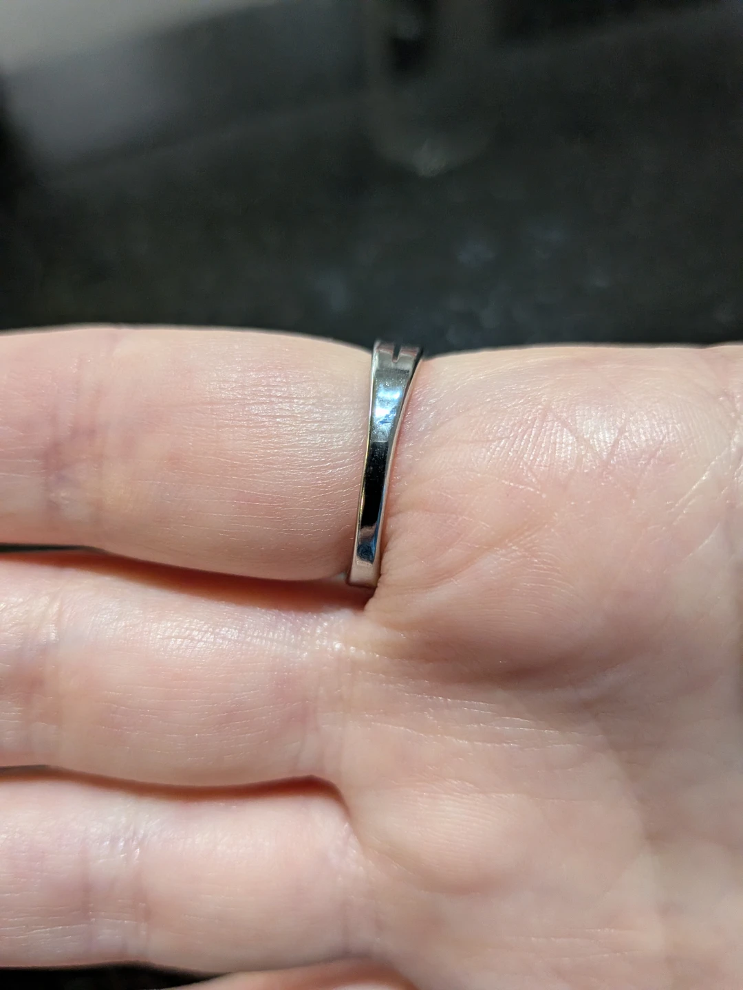 Size 7 Silver Split Pave Ring - photo 3