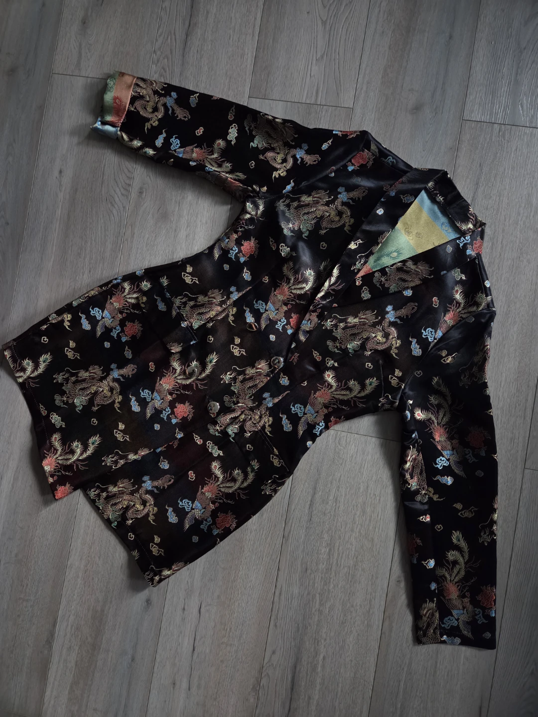 Dragon Print Jacket/Blazer Dress