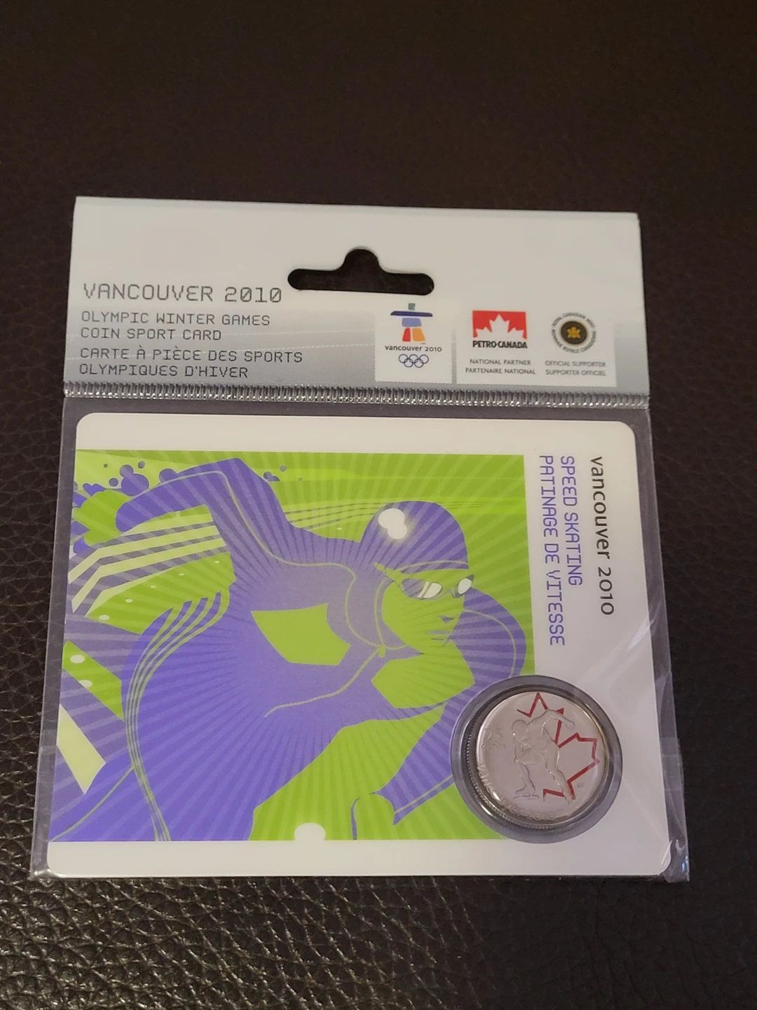 Vancouver 2010 Olympic Winter Games Speed Skating Coin