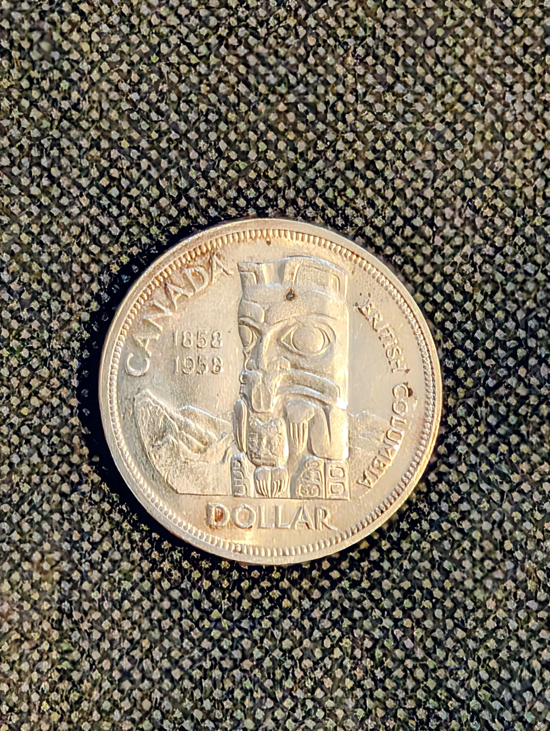 Canada 1858-1958 British Columbia Dollar Coin