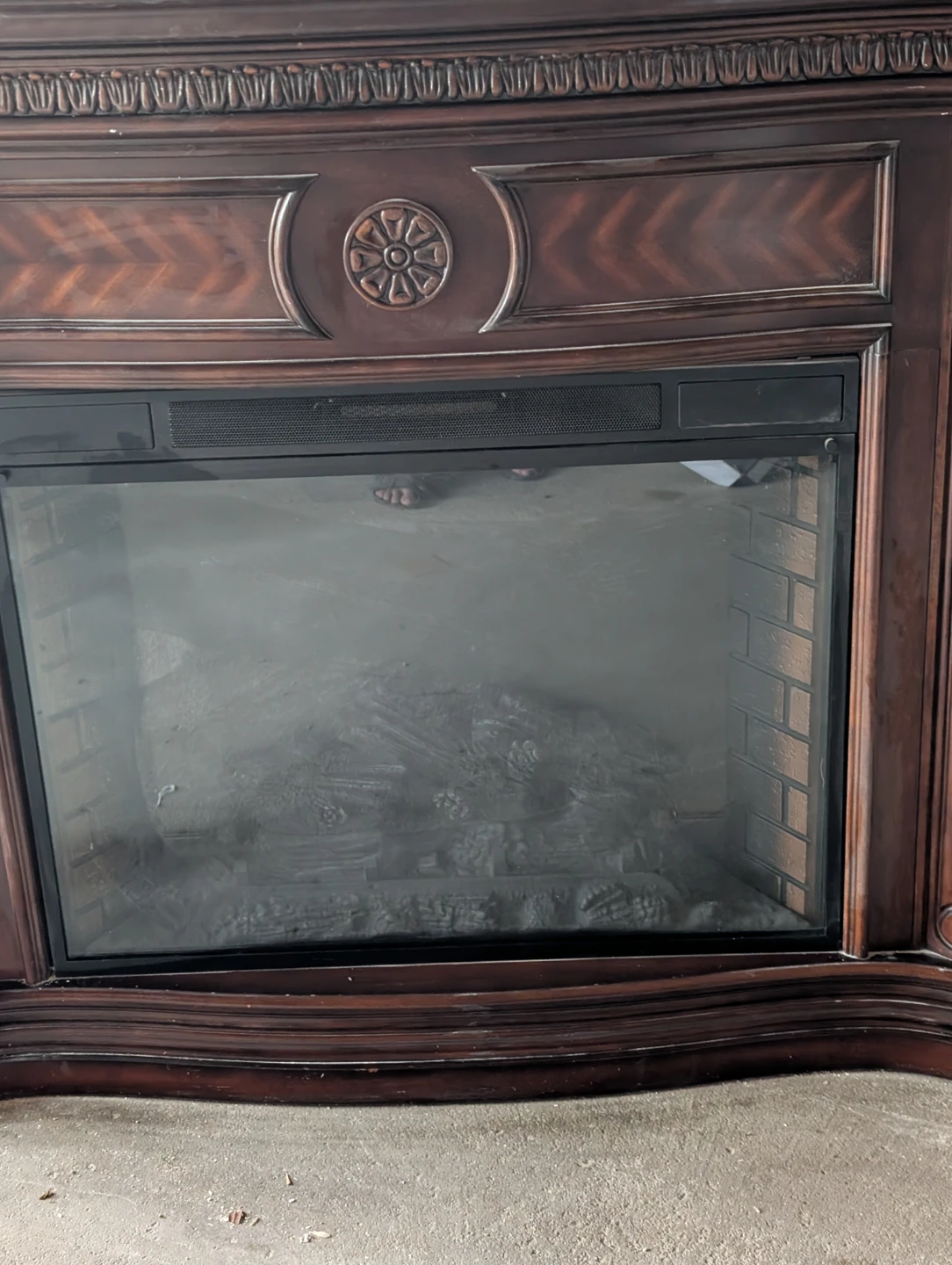 Electric Fireplace Mantel
