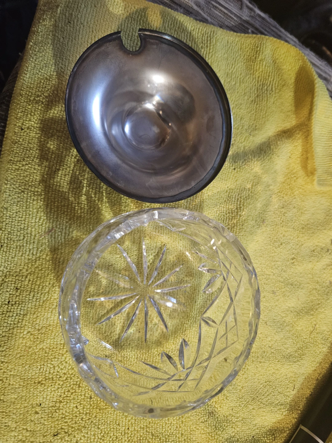 Crystal Sugar Bowl with Lid - photo 5