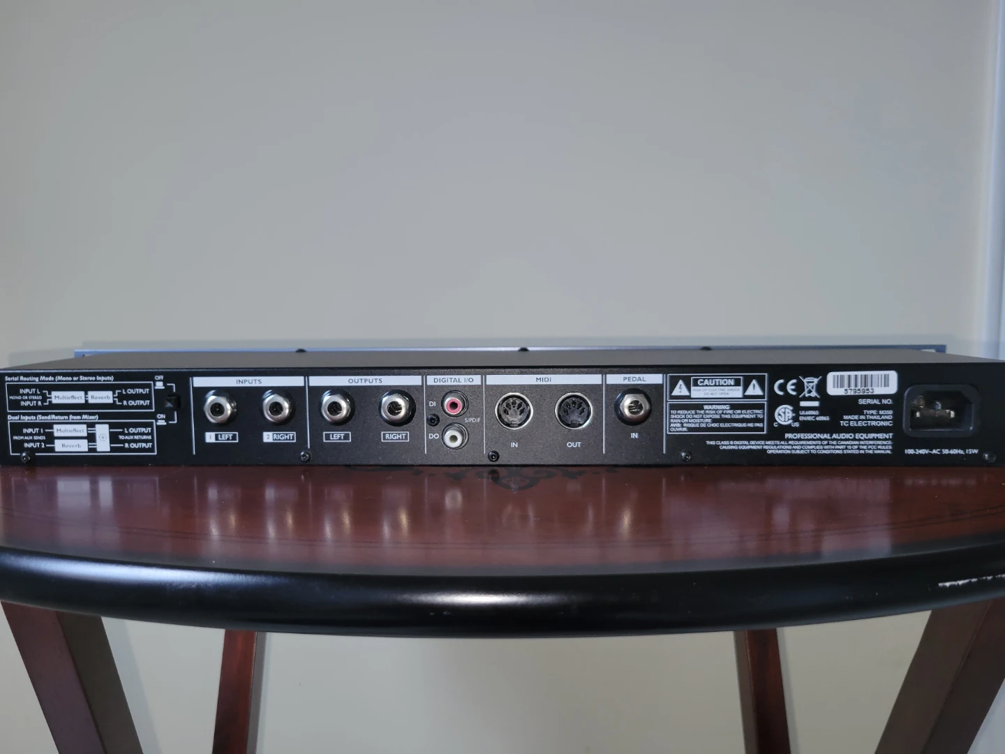 t.c. electronic M350 Effect/Reverb Processor - photo 3