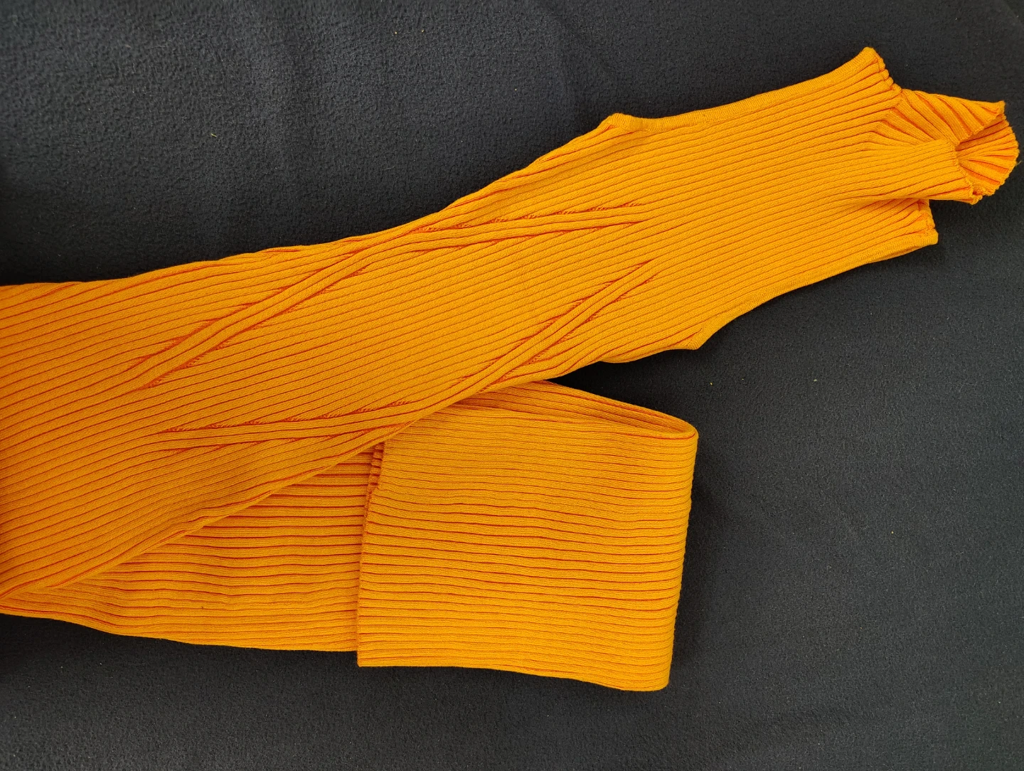 Orange and Pink Maxi Bodycon Dress