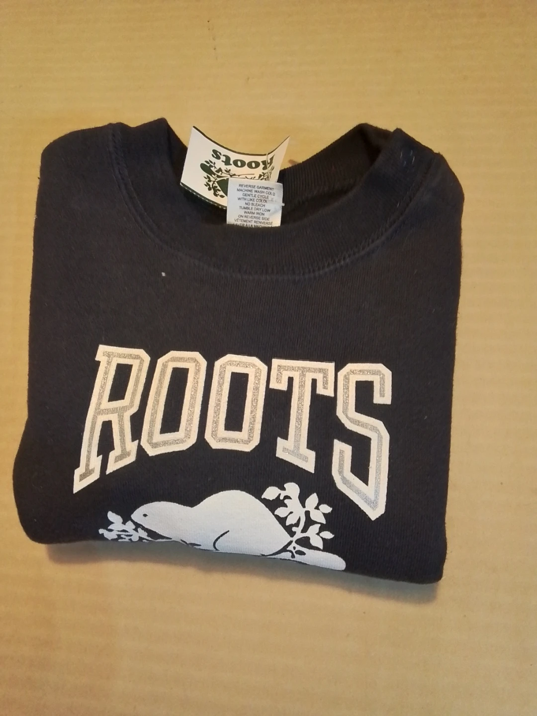 Roots Athletics Baby Fleece Crewneck - XL - Team Navy