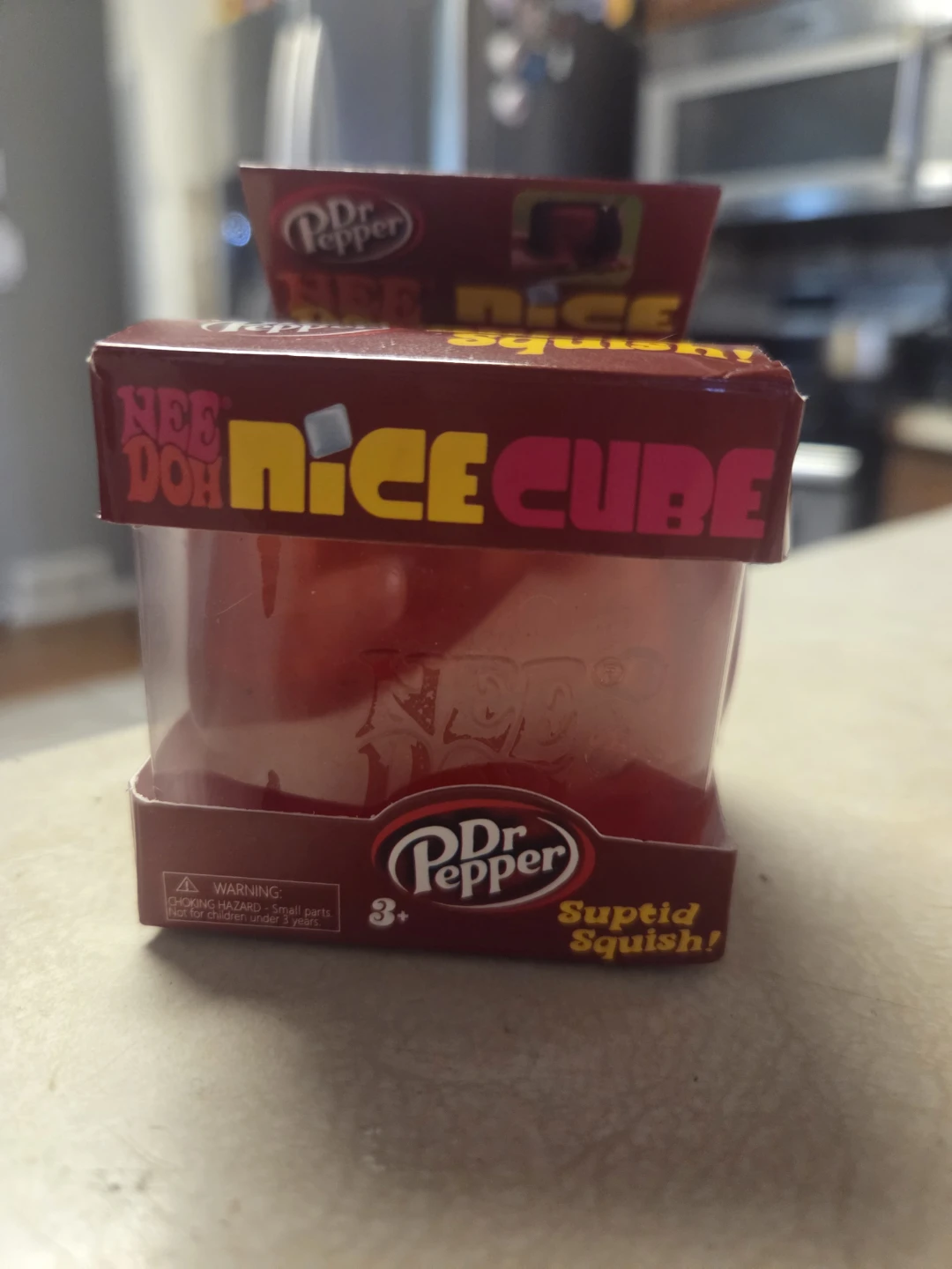 Nee Doh Nice Cube Dr Pepper Squishy Toy