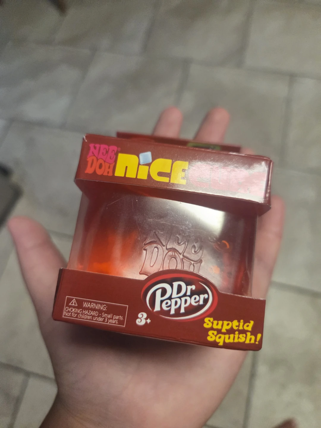 Nee Doh Nice Cube Dr Pepper Squishy Toy - photo 2