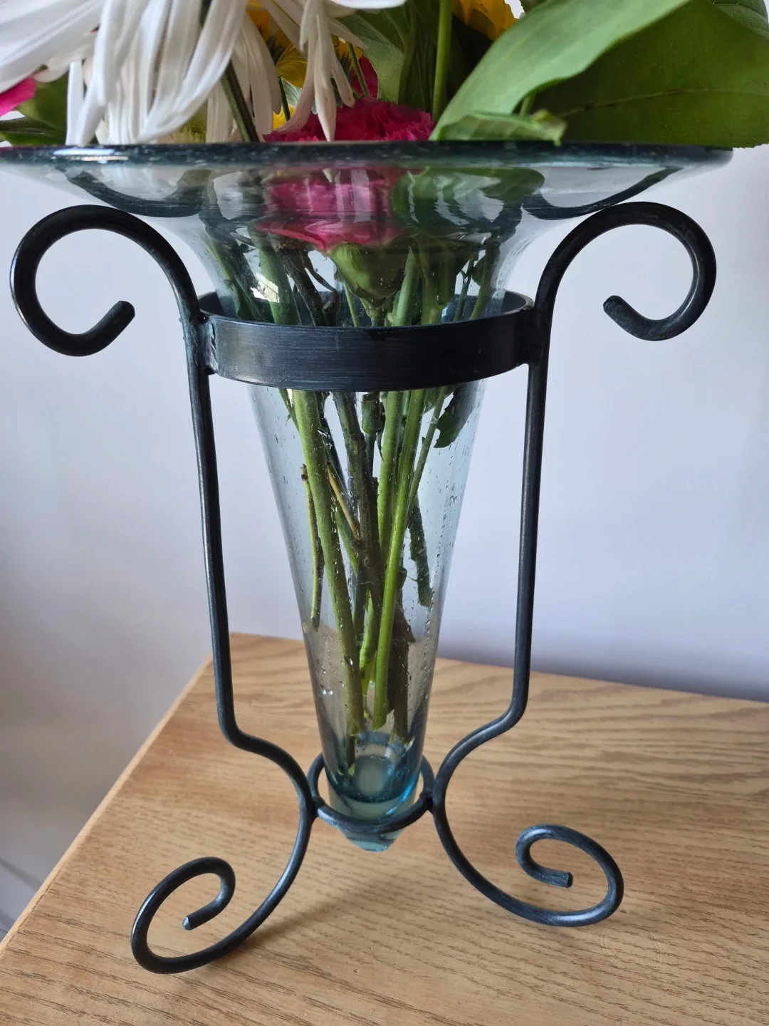 Vase with metal holder - photo 2