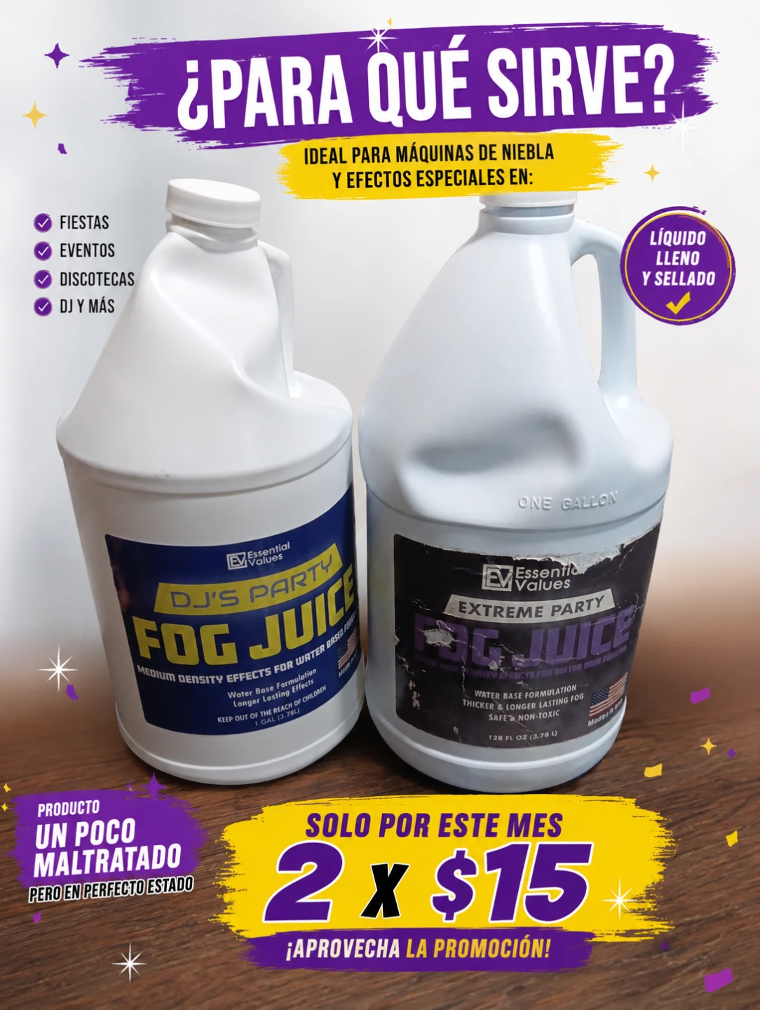Essential Values Fog Juice 1 Gallon