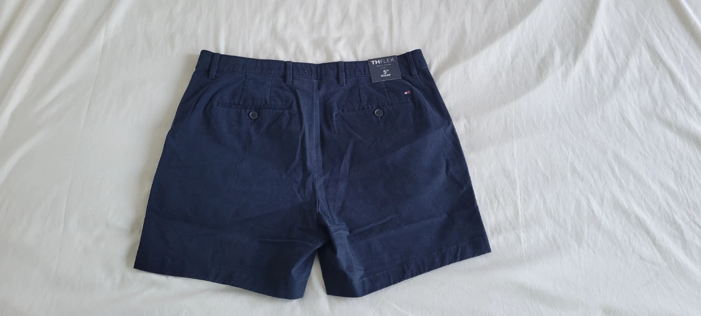 Tommy Hilfiger Men's Navy Blue THFlex Shorts - 34 - photo 2