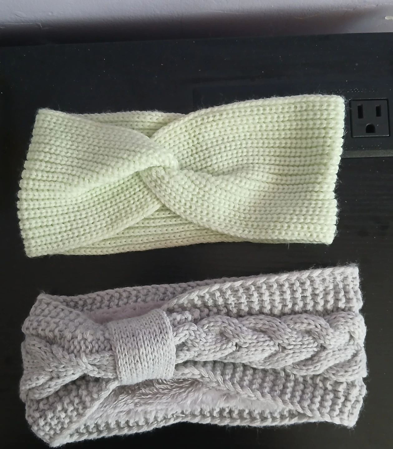 Knit Headbands and Leg Warmers Set