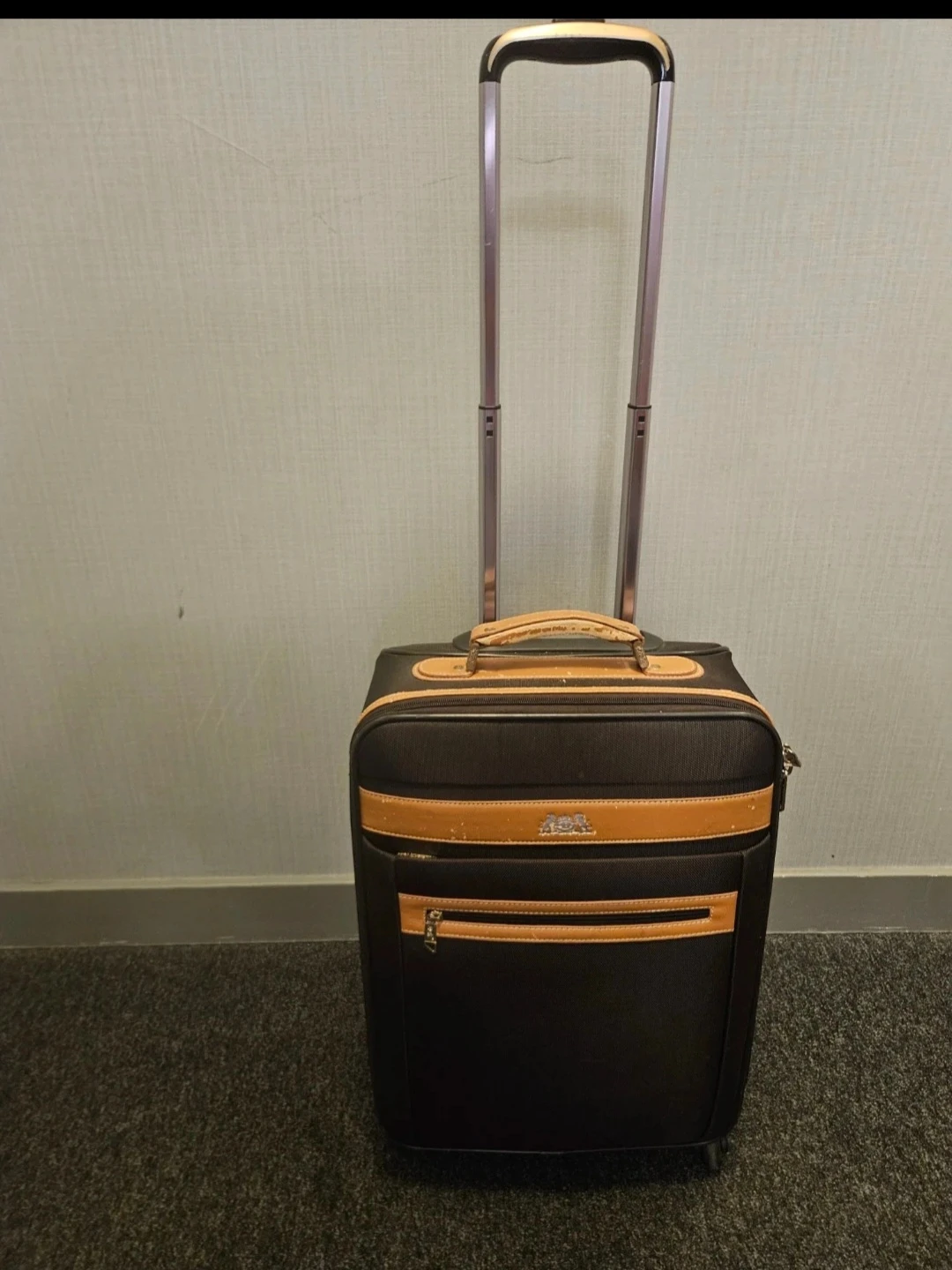 Brown Bentley Rolling Carry-on Suitcase