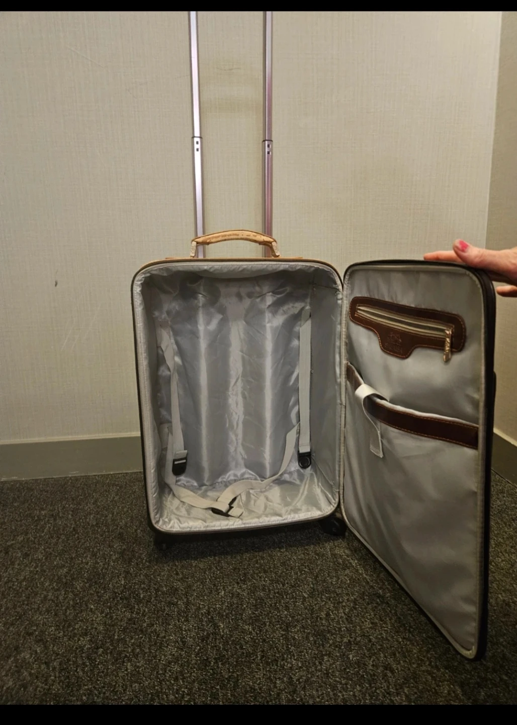 Brown Bentley Rolling Carry-on Suitcase - photo 2
