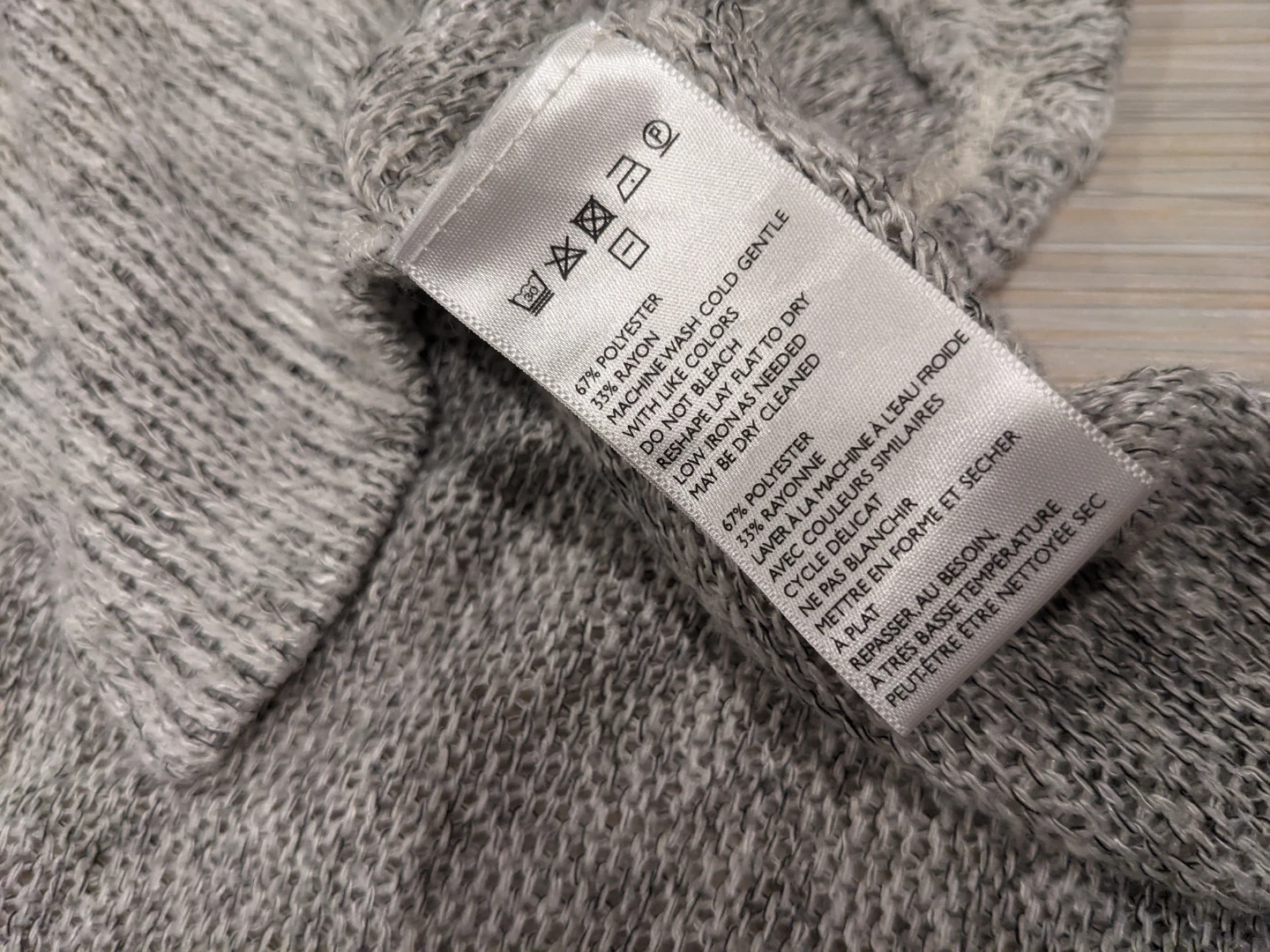 Sparkle & Fade Gray Knit Cardigan - photo 3