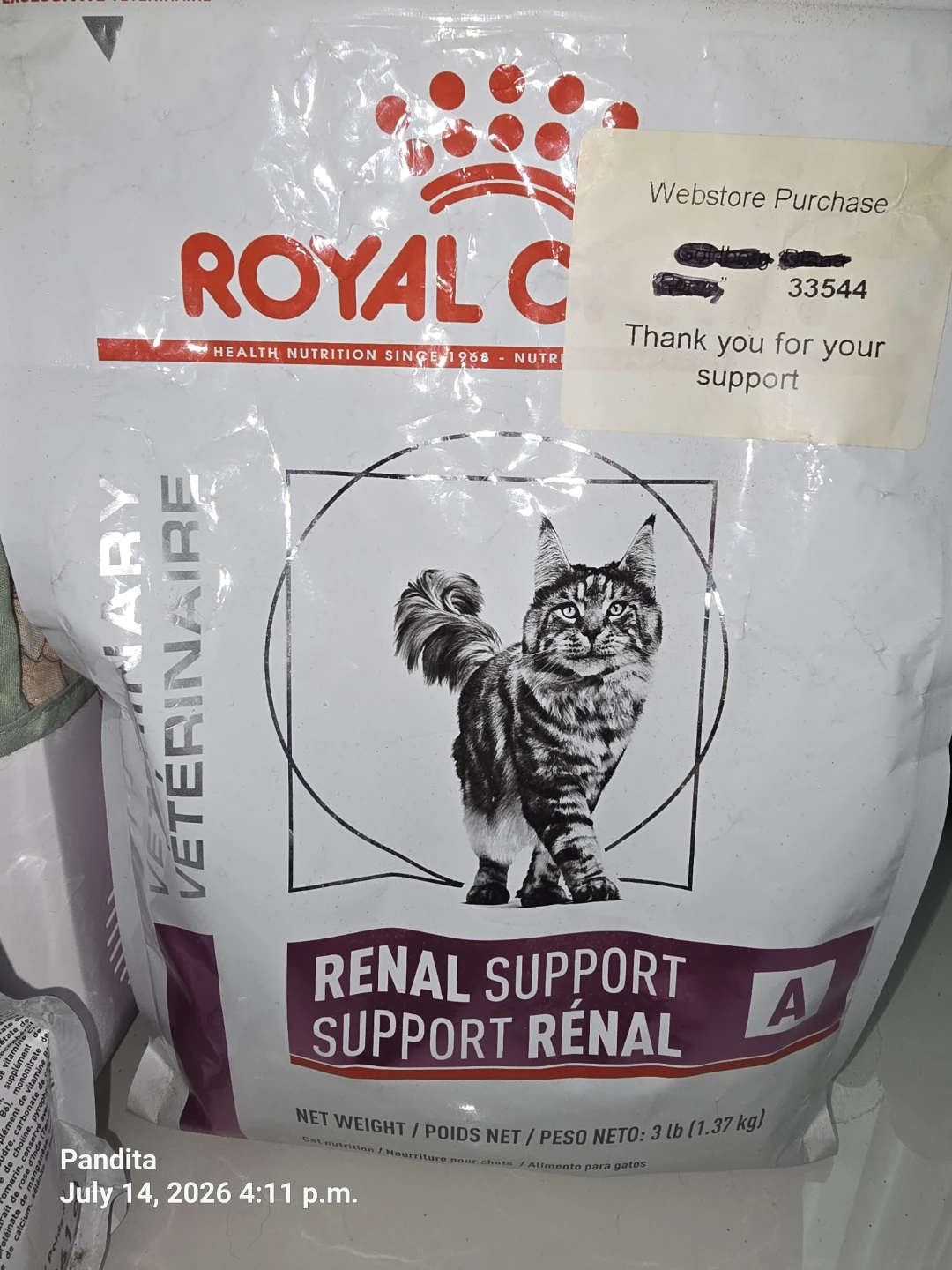 Royal Canin Renal Support Cat Food - photo 3