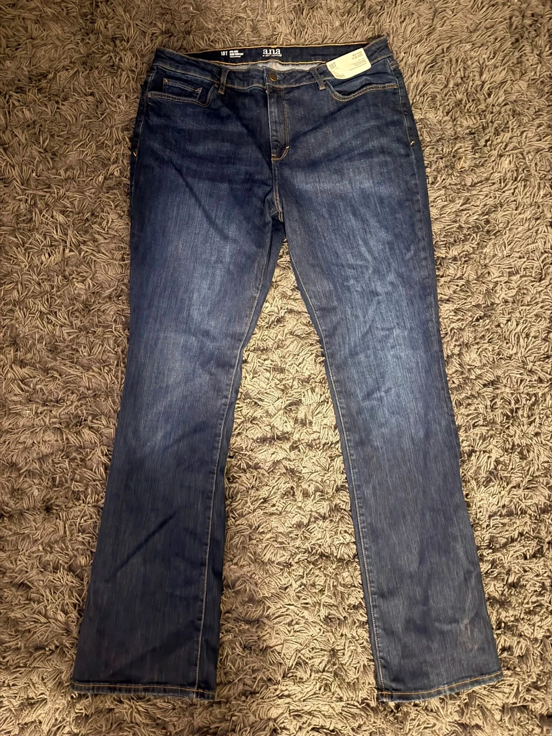 ana Mid-Rise Bootcut Jeans