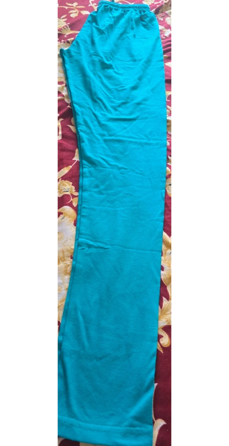 New cotton Teal Blue Leggings - photo 2