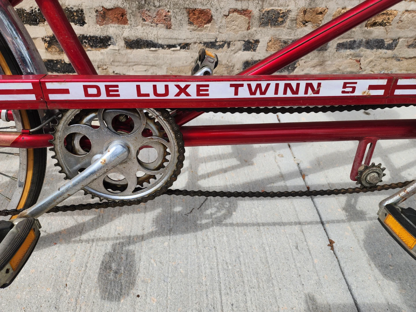 Red Schwinn "De Luxe Twinn 5" Tandem Bicycle - photo 3