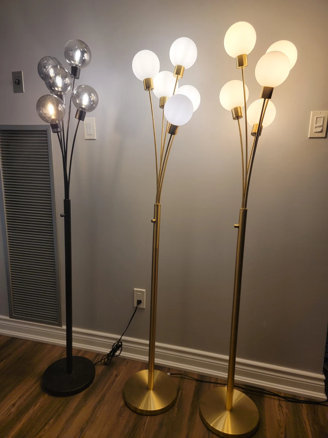 Dainolite Budding Branch 5 Light Floor Lamps