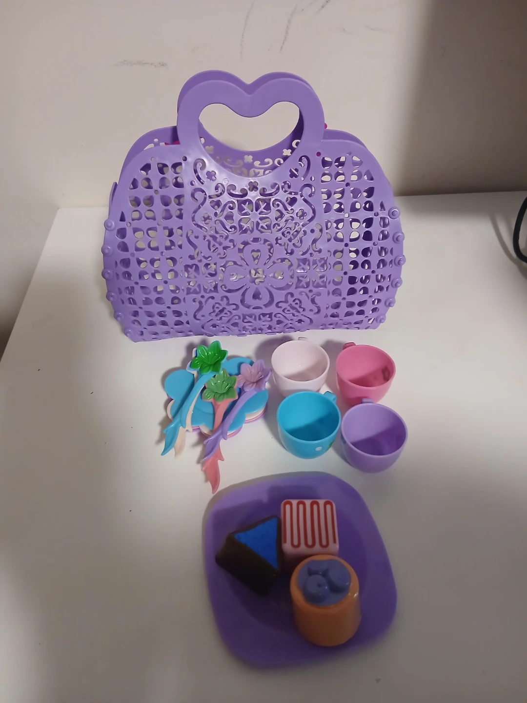 IKEA Wooden Abacus with tea set - photo 2