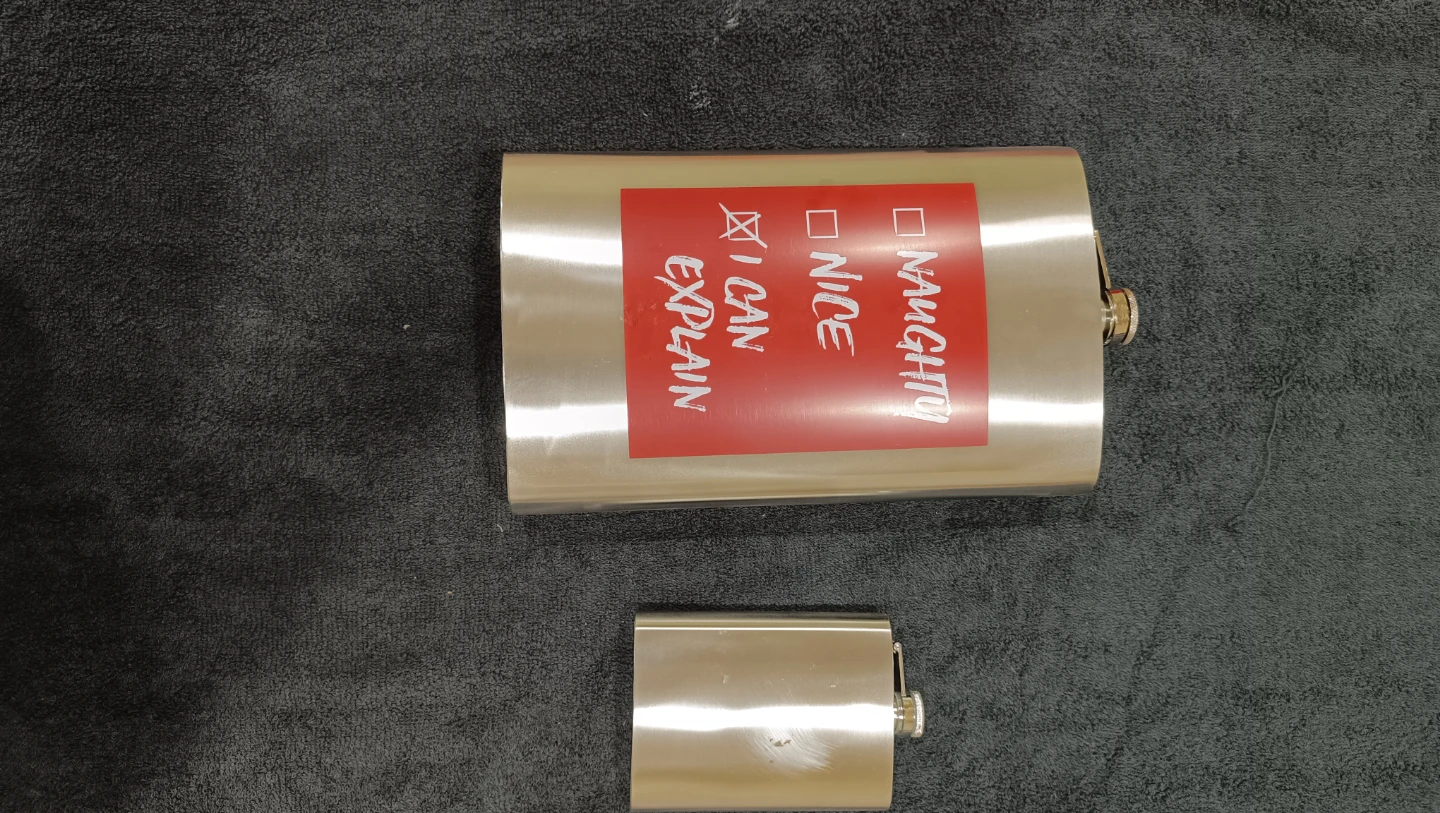 Stainless Steel Flask - "I Can Explain" Design - photo 5