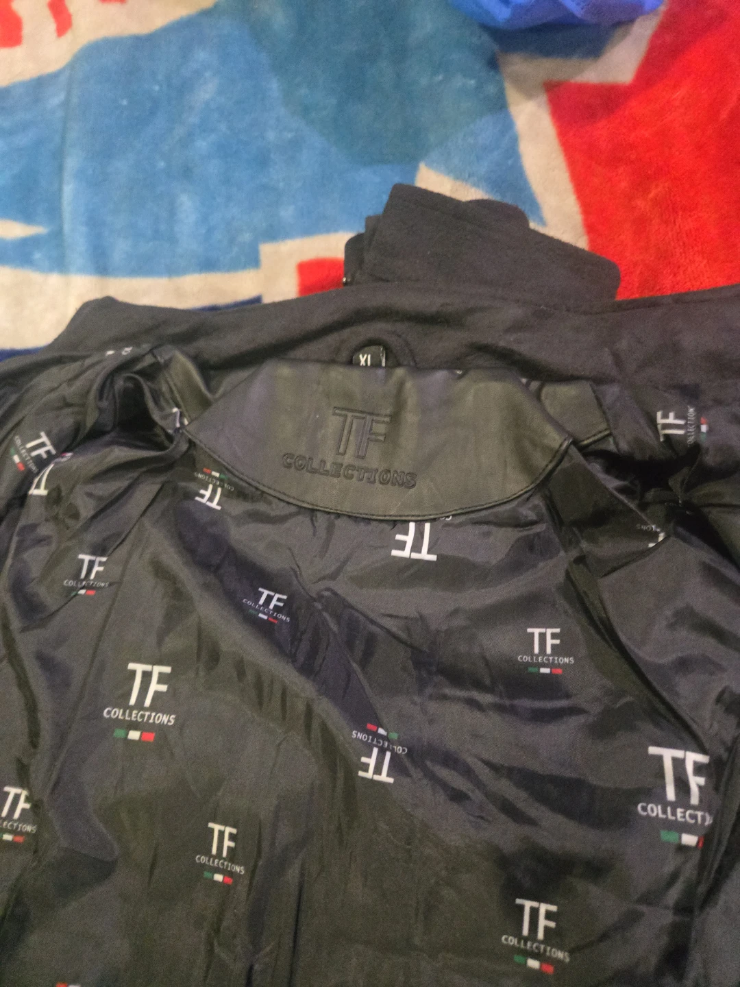 TF Collections Black Puffer Jacket