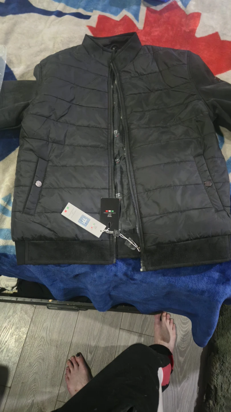 TF Collections Black Puffer Jacket - photo 2