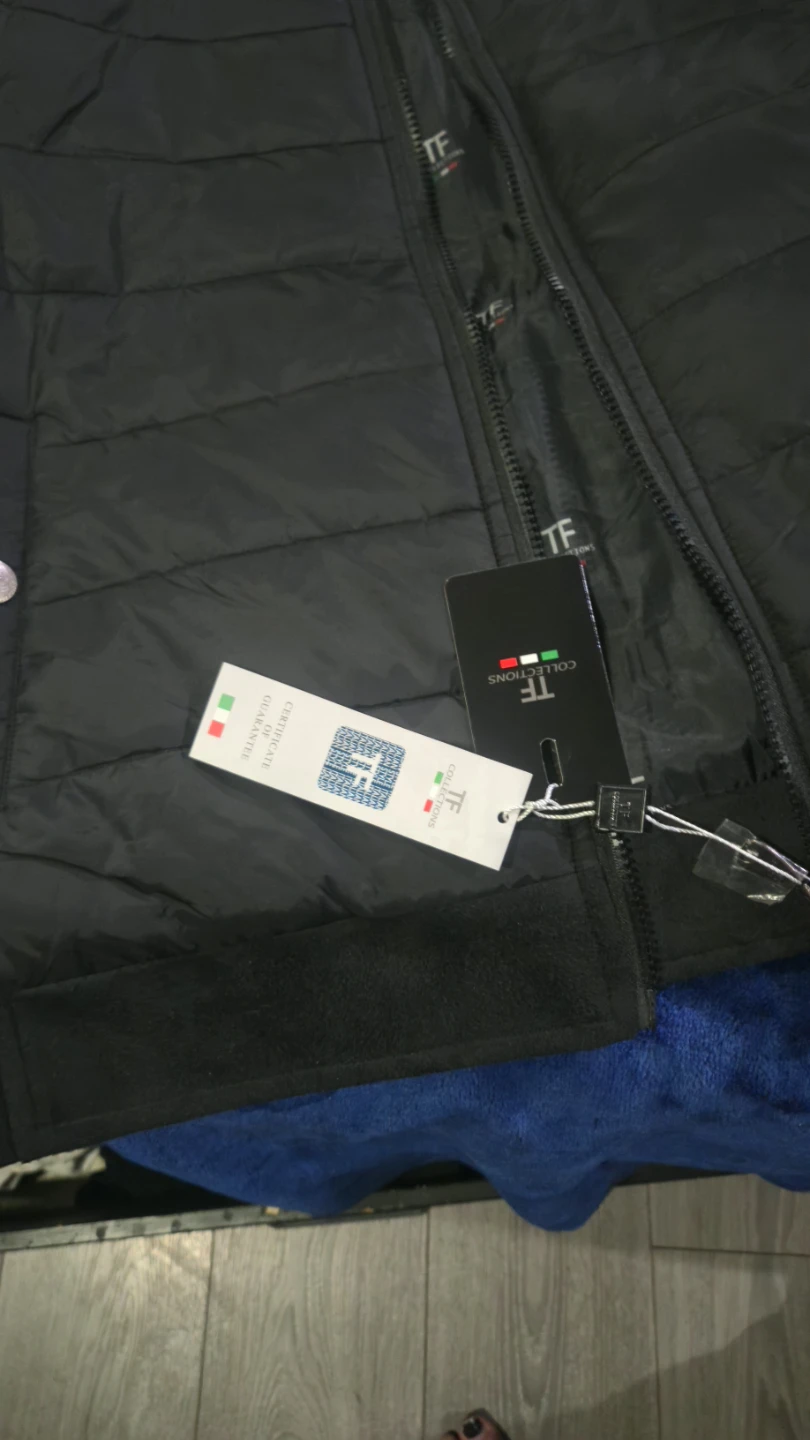 TF Collections Black Puffer Jacket - photo 3