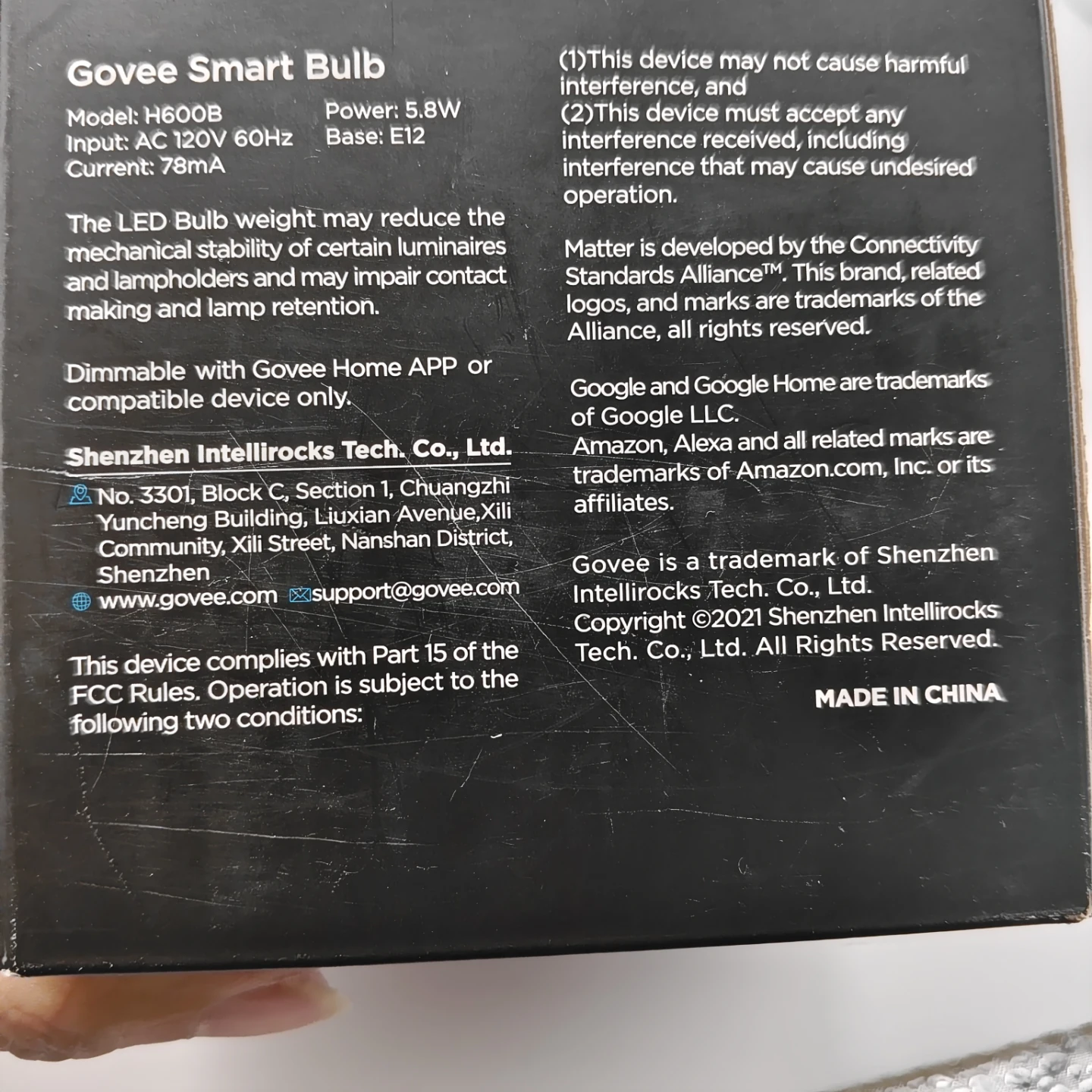 Govee E12 Smart Light Bulbs - 4 Pack - photo 3