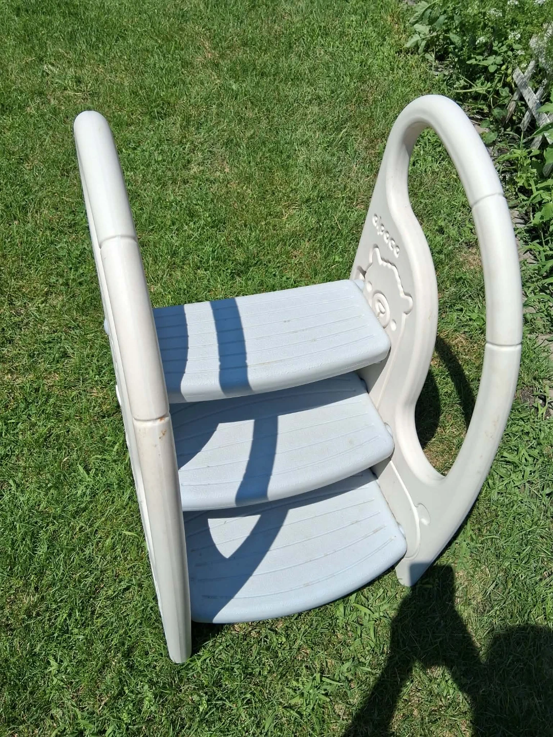 Alpaca 3-Step Toddler Step Stool with Handles - photo 3