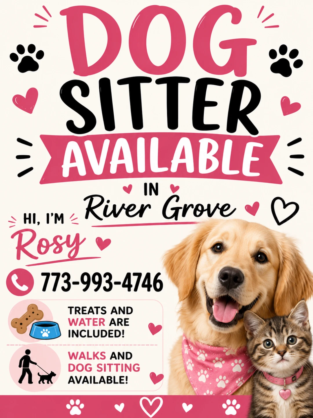 Dog Sitter Available in River Grove