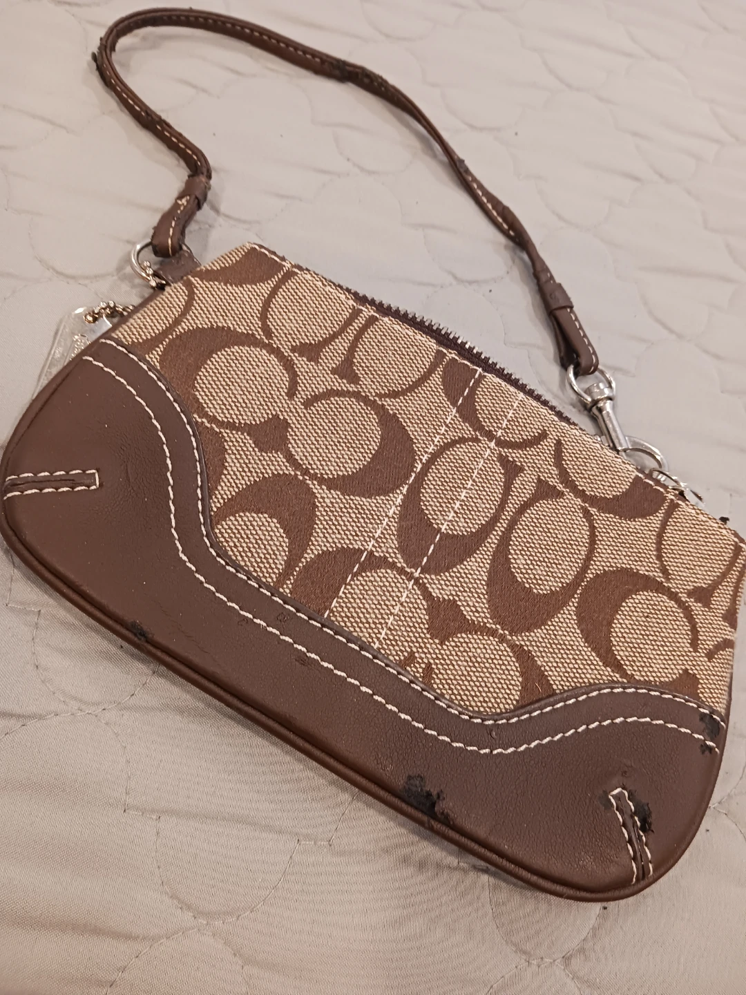 Coach Signature C Wristlet