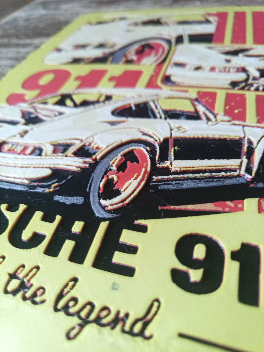 Porsche 911 advertising Sign - photo 2