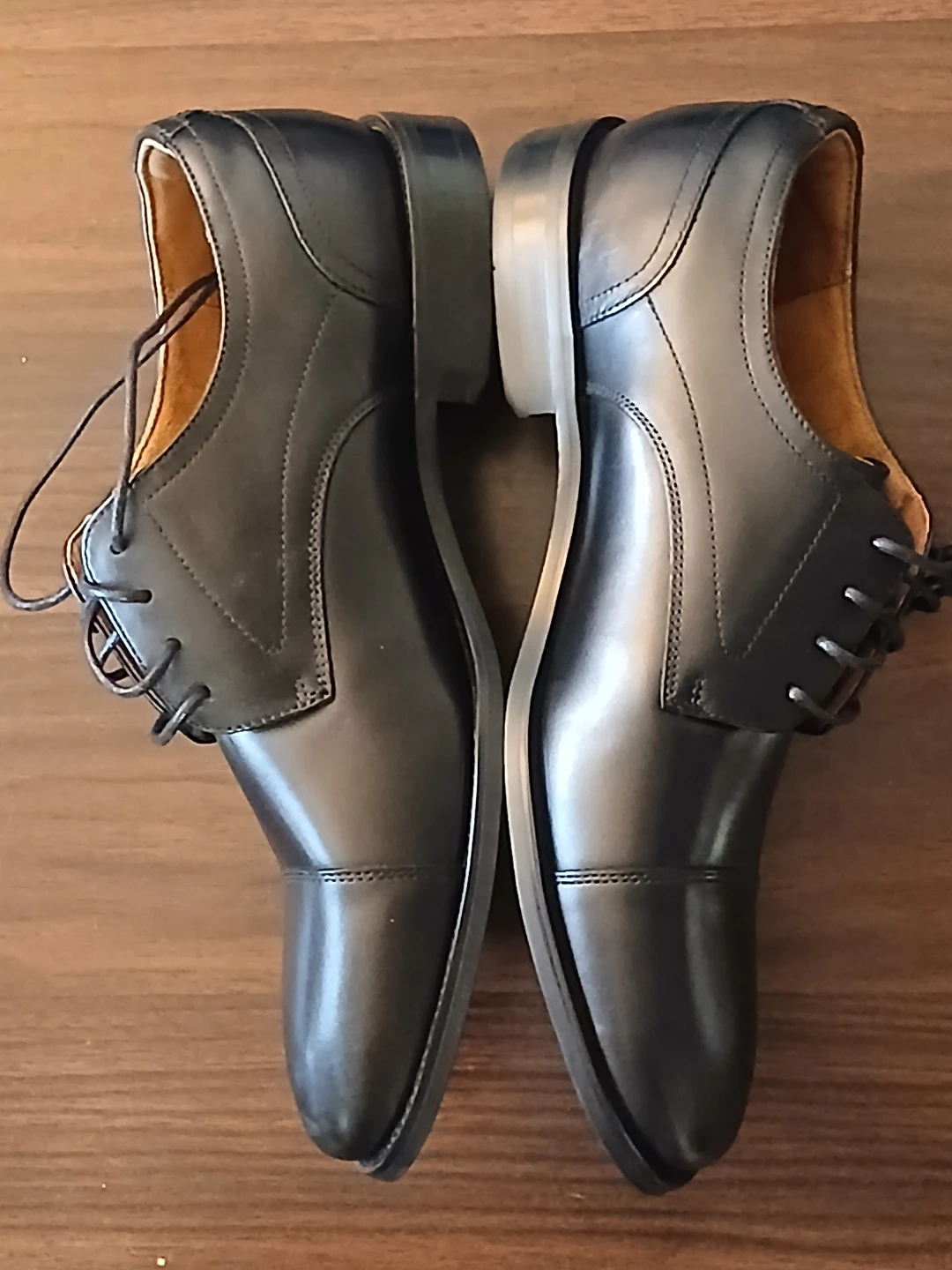 Florsheim Black Cap Toe Oxford Dress Shoes - photo 2