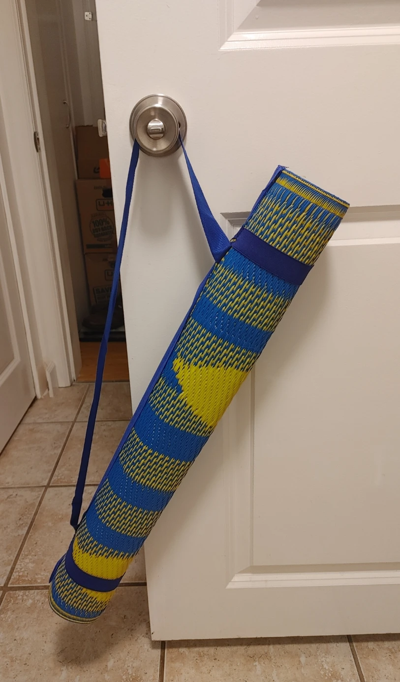 Blue and Yellow Striped Multi Use  Mat  New - photo 3