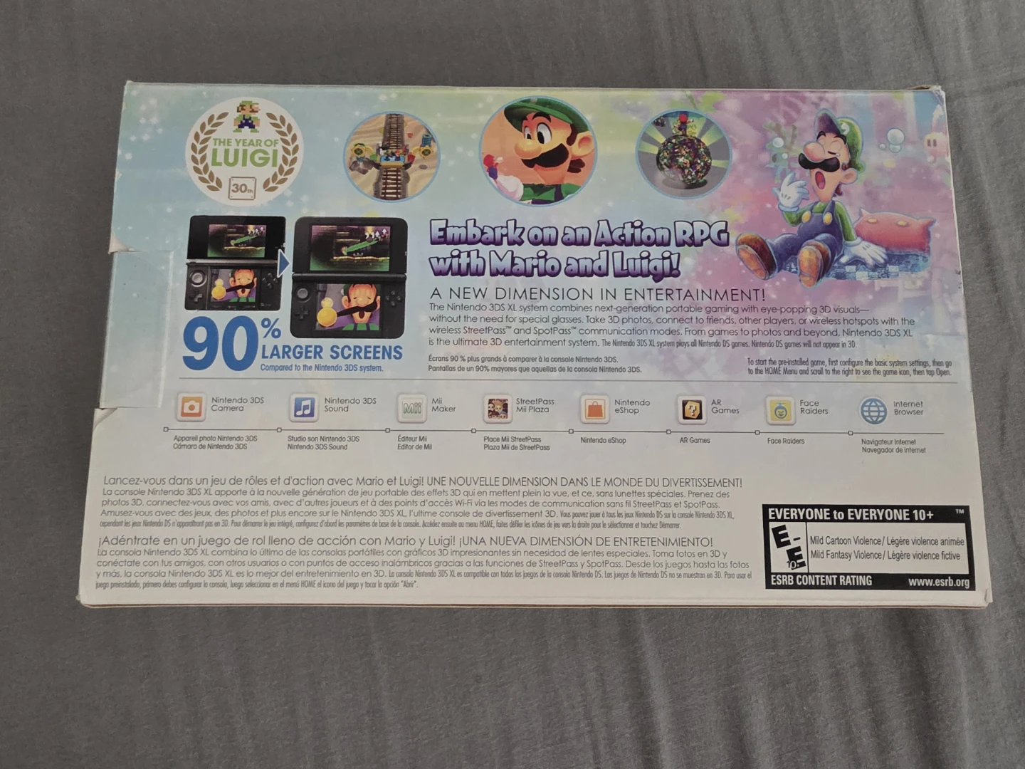 Nintendo 3DS XL Mario & Luigi Dream Team Bundle - photo 2