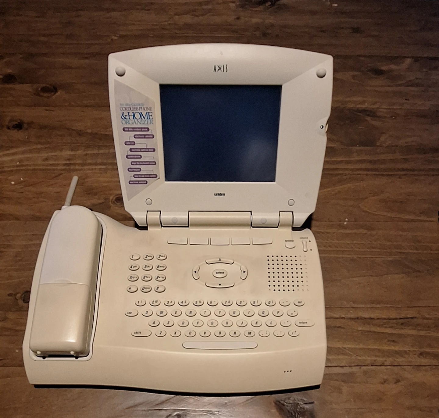 Uniden 900 MHz Cordless Phone & Home Organizer - photo 2