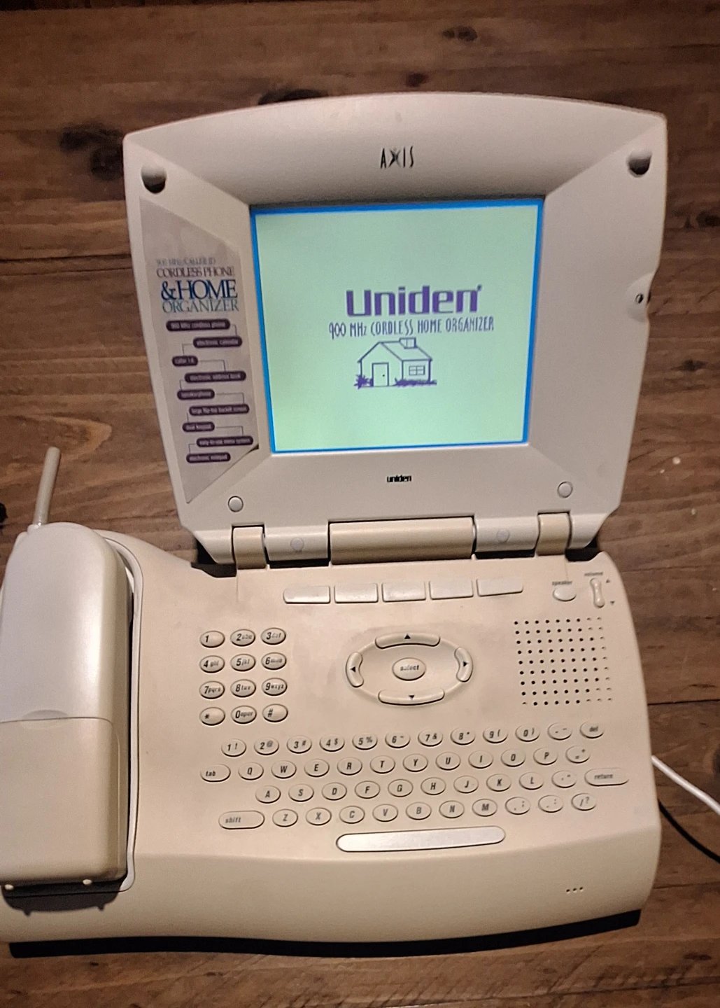 Uniden 900 MHz Cordless Phone & Home Organizer - photo 3