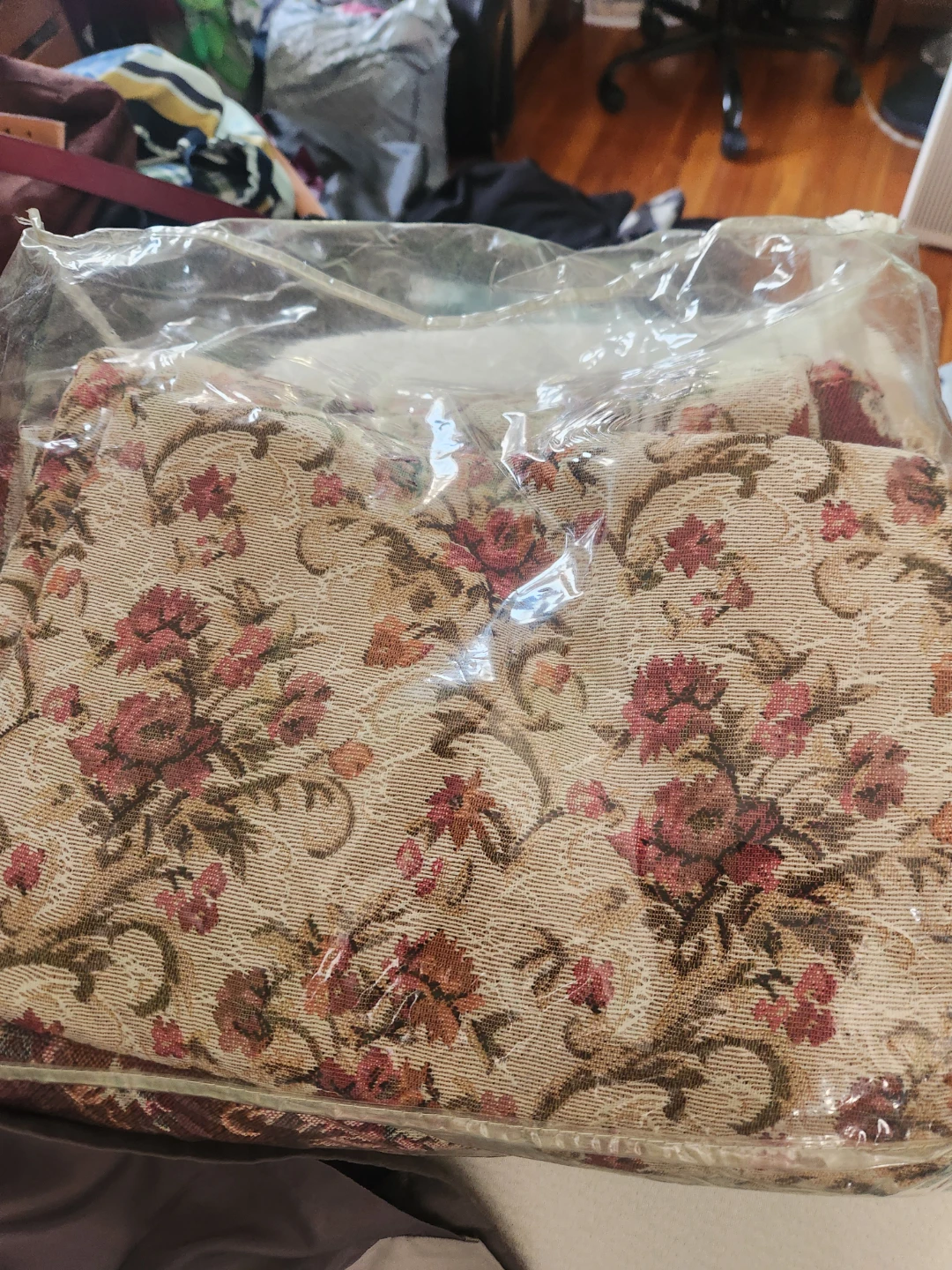 Floral Embroidered comforter and pillowcases