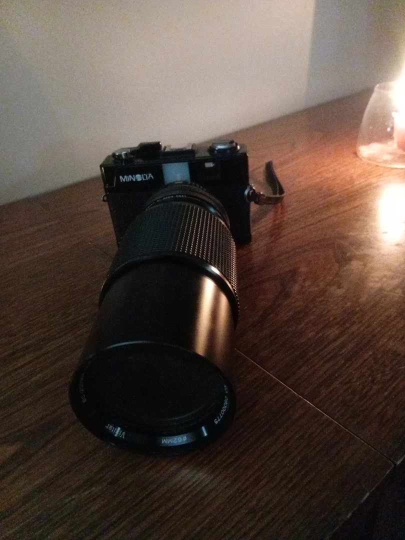 Minolta HI-MATIC G2 Black 35mm Film Camera - photo 2