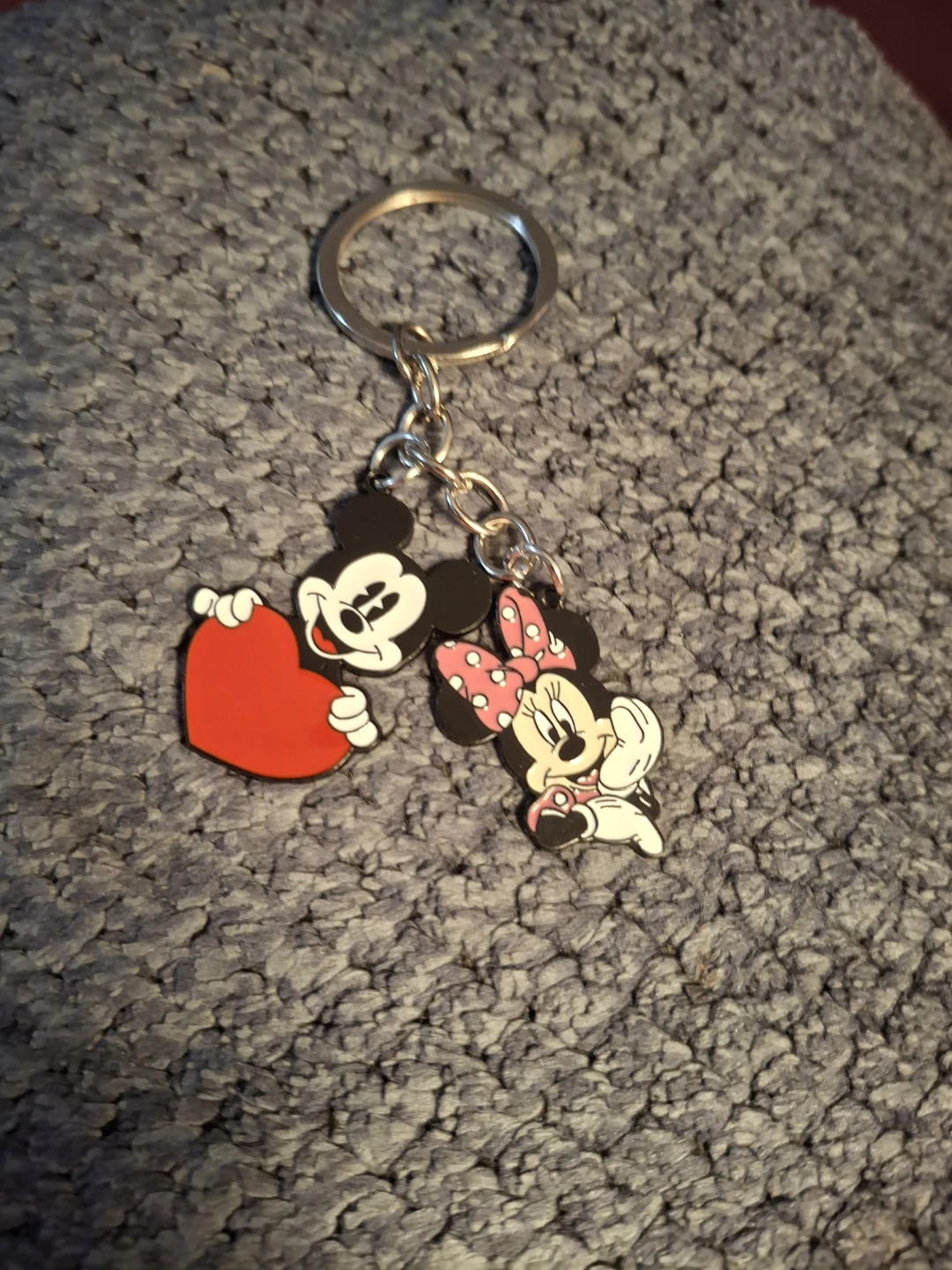 Mickey and Minnie Mouse Keychain - photo 3