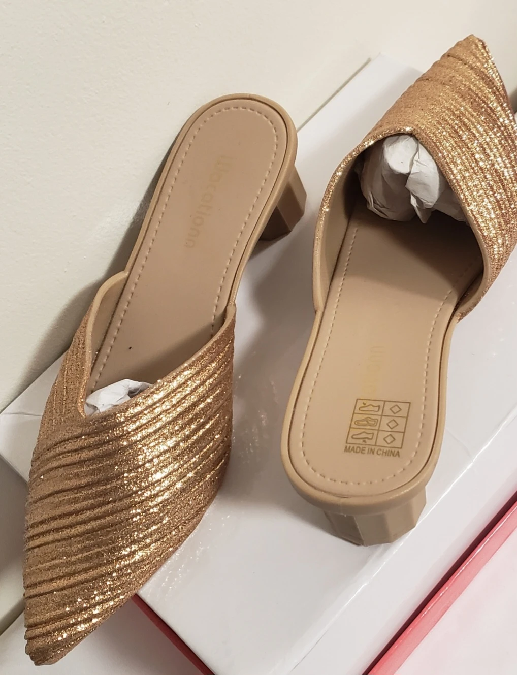 Brand new Fashion Women's Cite Glitter Sandals Size 38