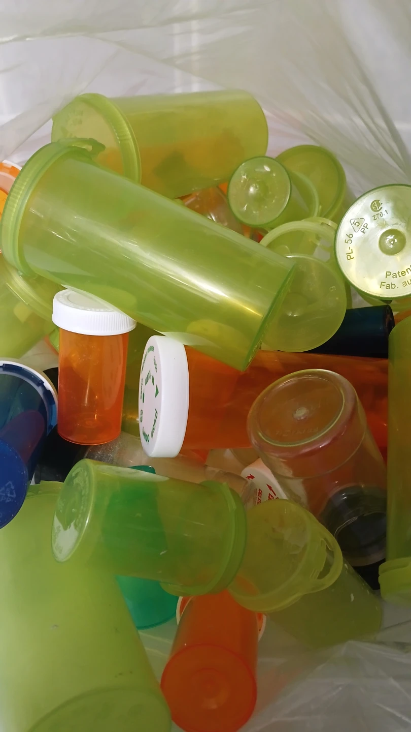Bag of assorted plastic containers for $5.00
