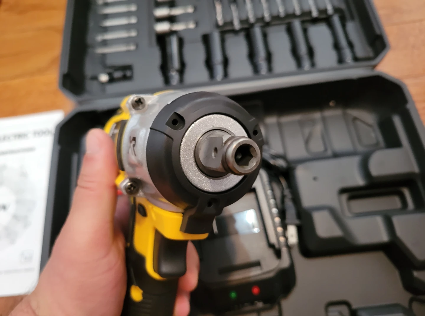 NEW LONGADS 21V Lithium Ion Impact Wrench Tool Kit - photo 4
