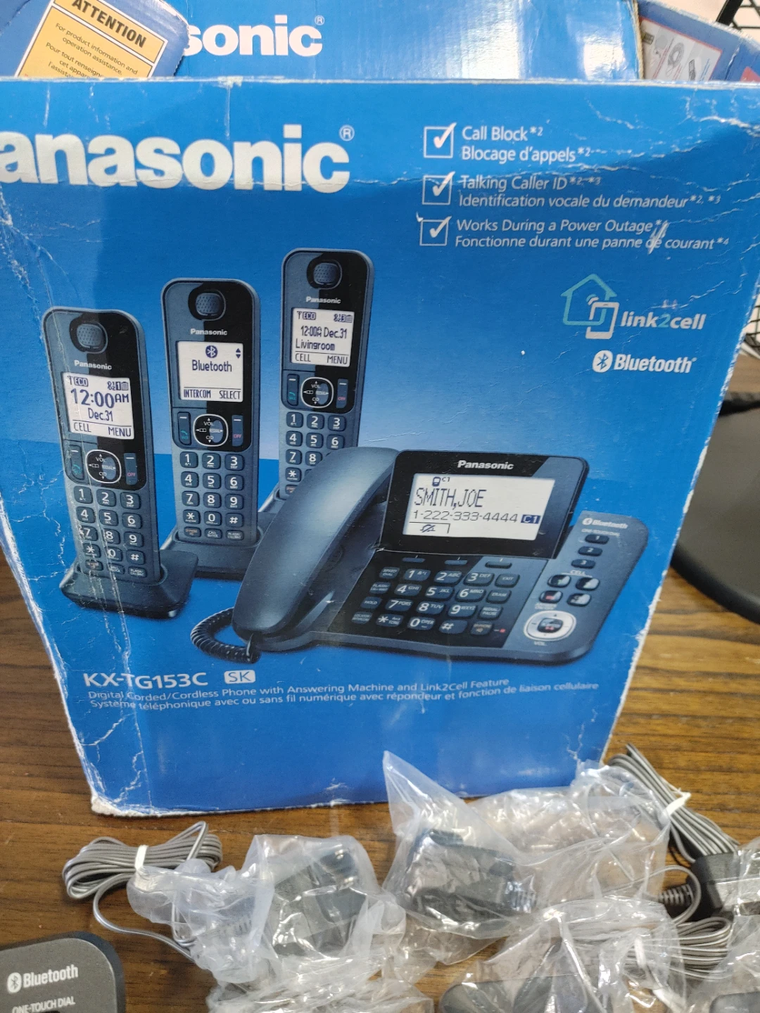 Panasonic KX-TG153C Digital Cordless Phone System - photo 2