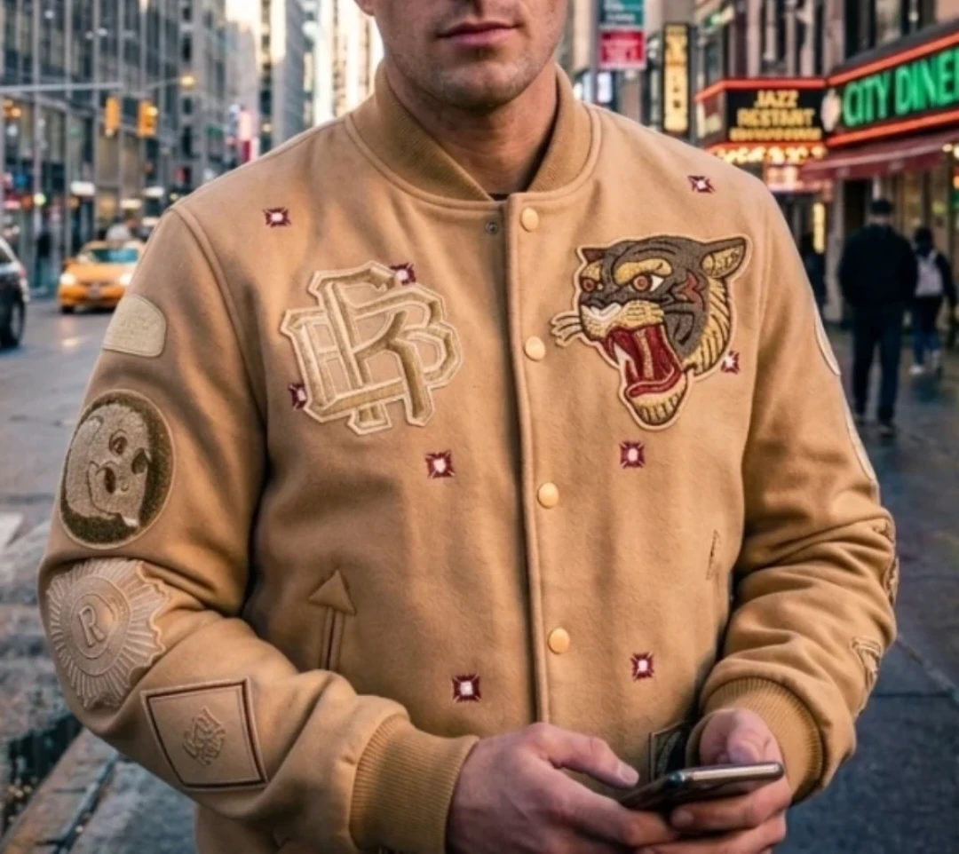 🔥PRICE DROP FOR A LIMITED TIME!! Varsity Jacket with Patches - photo 2