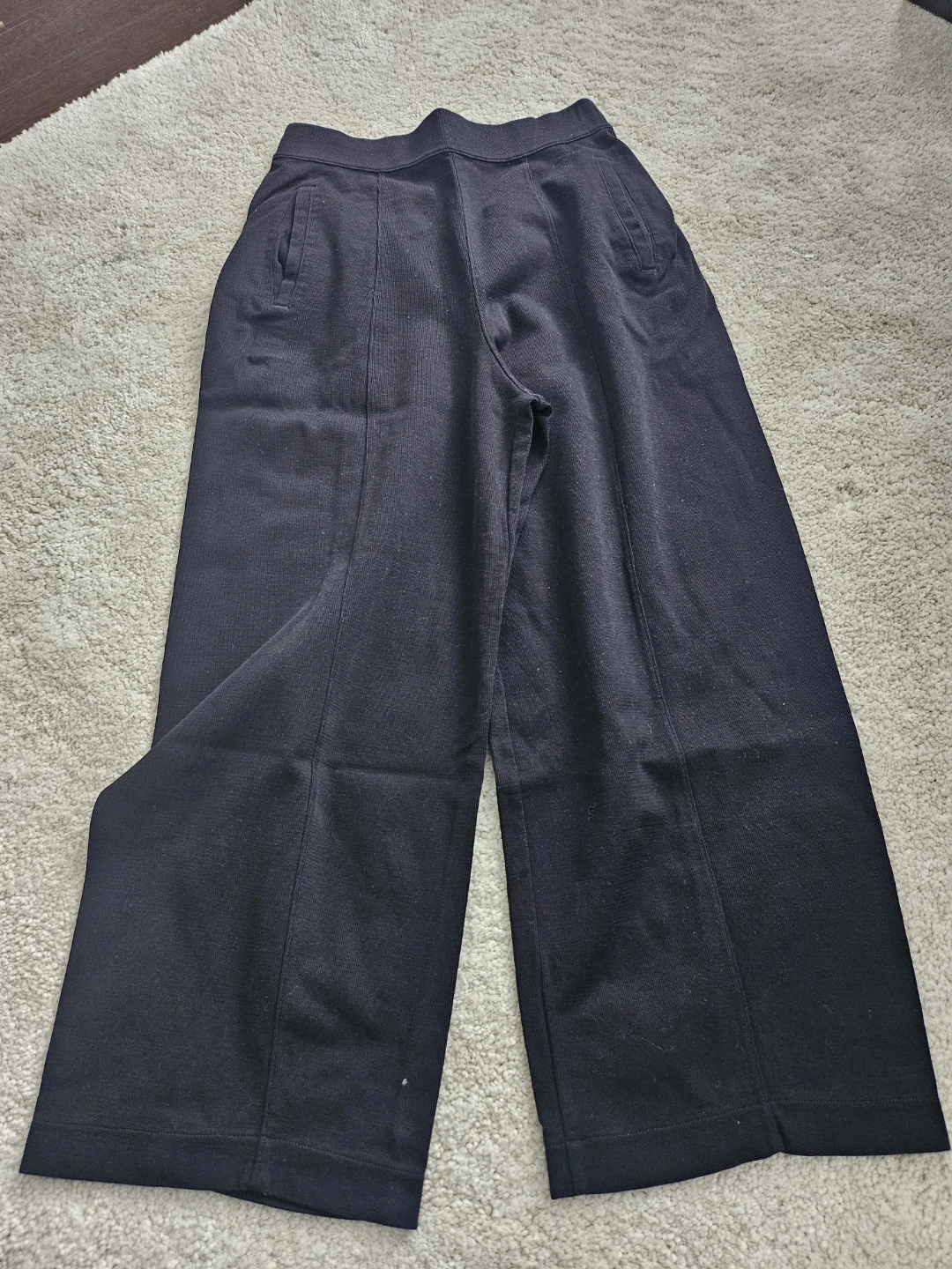 Uniqlo U Black Wide Leg Pants XS - photo 3